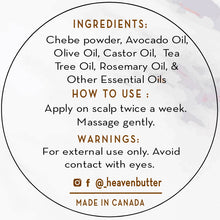 Load image into Gallery viewer, Chebe Hair Oil